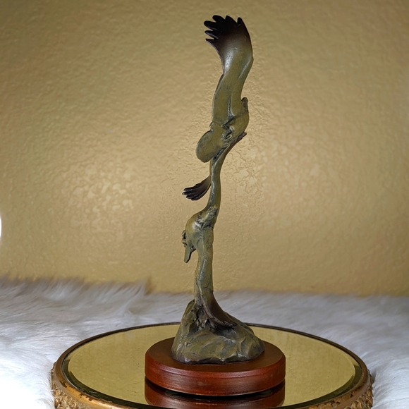 Primal Vision Eagles In Flight Art Sculpture 2008 Starlite Creations - Picture 7 of 8